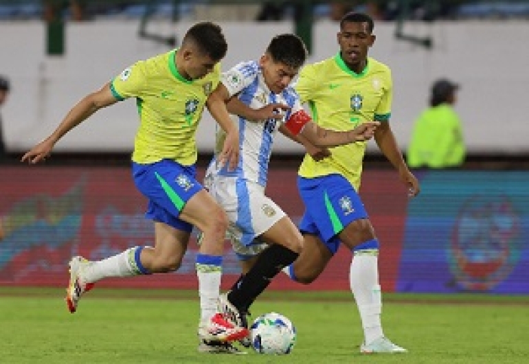 Brasil se lo empató a Argentina y el Sudamericano Sub 20 no tiene dueño