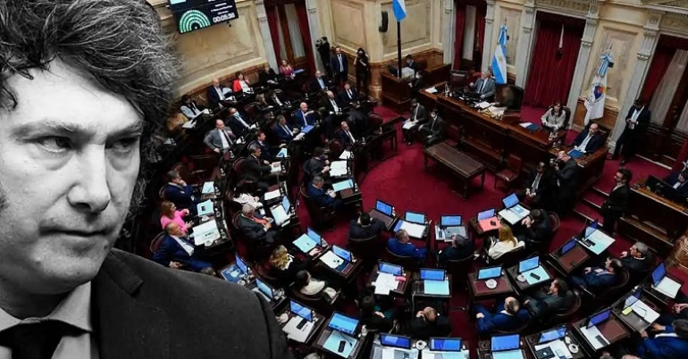 El Gobierno espera otro revés en el Senado. Podrían rechazar el veto de Milei a la ley de ATN