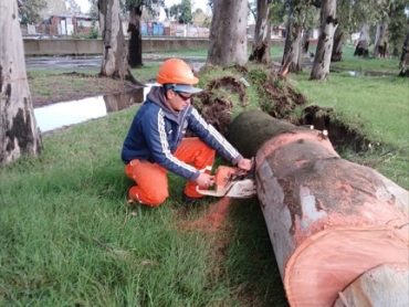 CUADRILLAS MUNICIPALES TRABAJAN ARDUAMENTE PARA AFRONTAR EL TEMPORAL