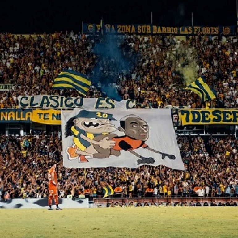 "Incitación a la violencia": Sanción a Rosario Central por una bandera desplegada en el Gigante