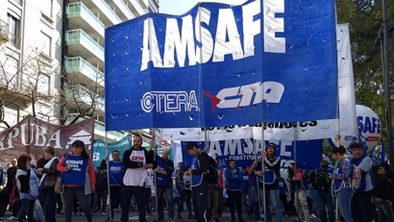 “La paritaria docente se ha transformado en una obra de teatro” aseguró Juan Pablo Casiello, delegado seccional AMSAFE