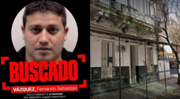 La caída del “Narigón” Vázquez, otro de los delincuentes más buscados de Santa Fe