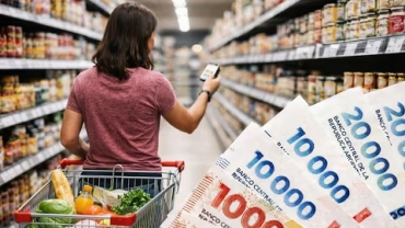 La inflación de febrero fue del 2,9% y acumula un 33,1% en los últimos 12 meses