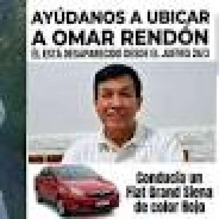 Encontraron el cuerpo de Omar Rendón en Roldán
