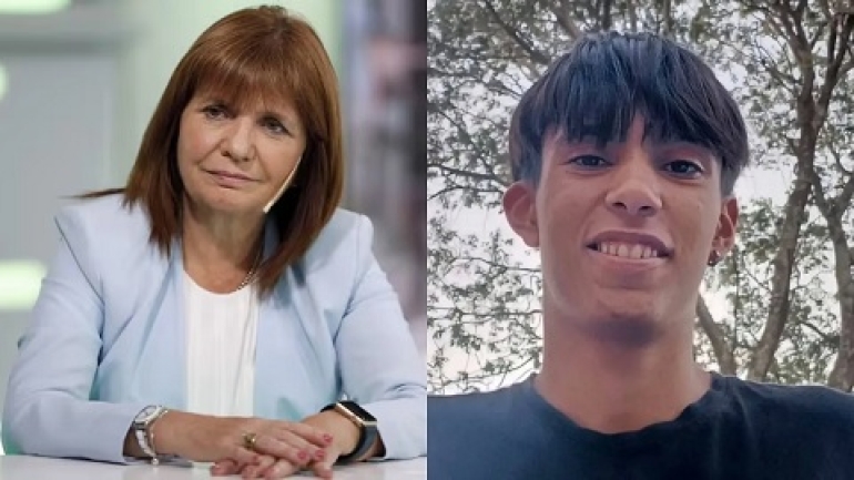 Patricia Bullrich recibirá mañana a la familia de Jeremías Monzón, asesinado por tres adolescentes en Santa Fe