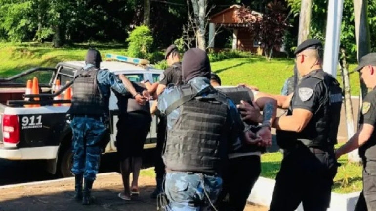 Tres narcos brasileños capturados en Misiones. Se investiga si pertenecen al Comando Vermelho