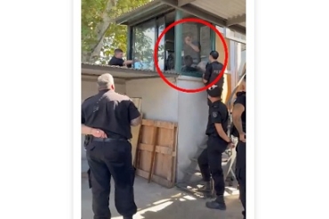 Reclamo salarial: Investigan accionar policial en el caso del vigilador que se prendió fuego