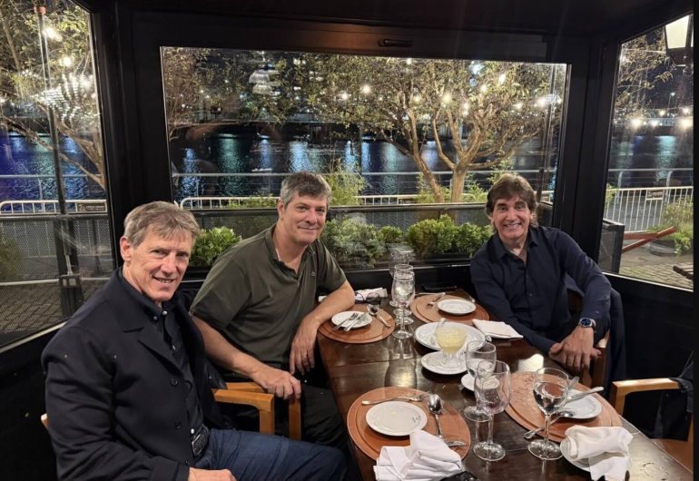 Dante Gebel se mostró con Pergolini pero su lanzamiento será post Mundial