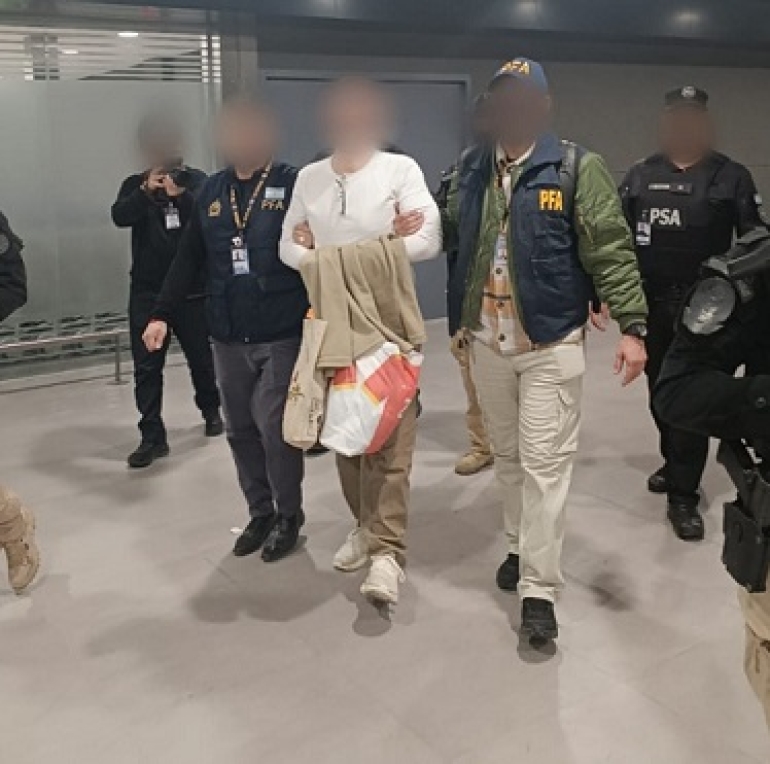 Extraditaron a un peligroso ciudadano turco acusado con pedido de captura internacional
