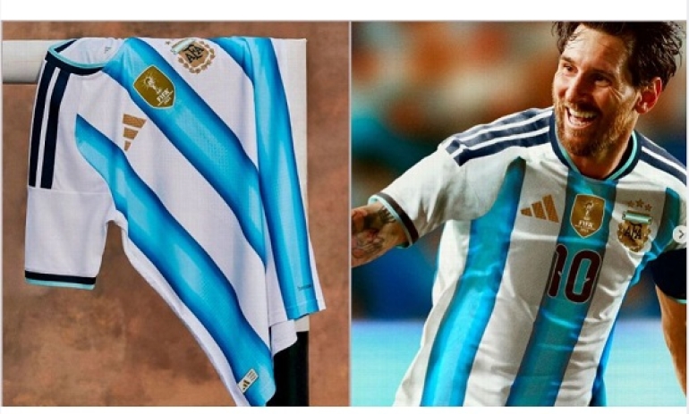 La Selección Argentina presentó la camiseta que utilizará en el Mundial 2026