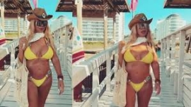 Graciela Alfano deslumbró en Punta del Este con un bikini atrevido a los 73 años