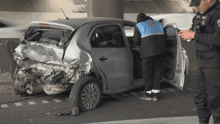 Choque múltiple en Circunvalación causa el corte del tránsito