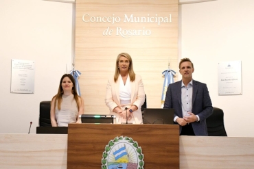 Presidencia del Concejo: Schmuck fue reelecta y Cavatorta Vice