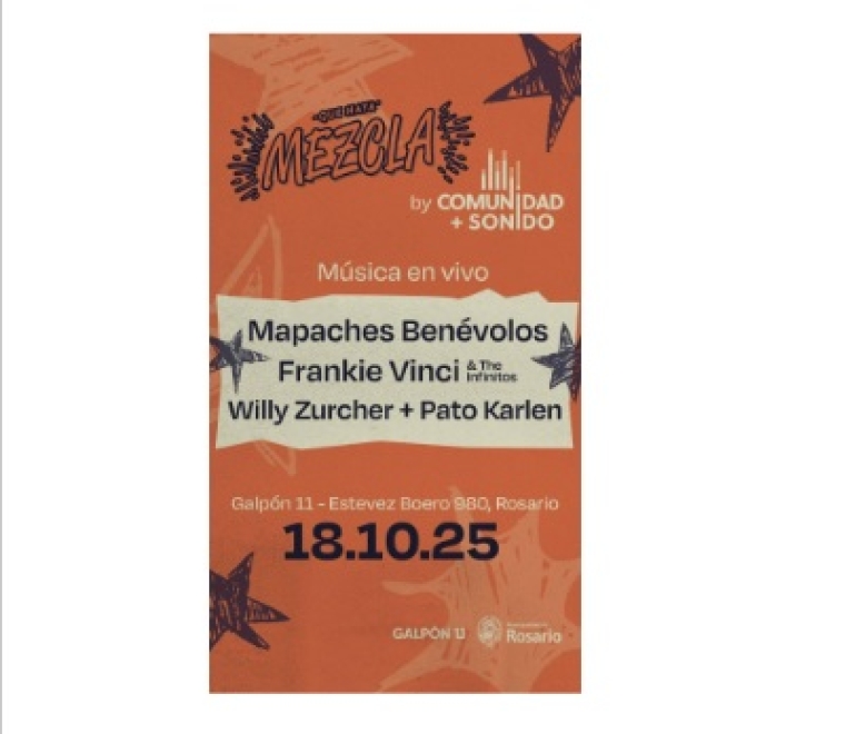 Que haya mezcla: una noche para celebrar la música rosarina