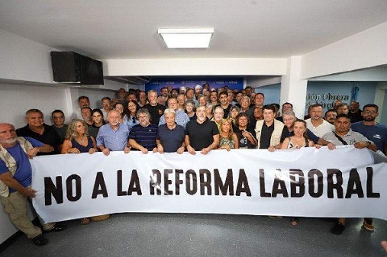 Contra la reforma laboral: Gremios marcharán en Rosario y Córdoba