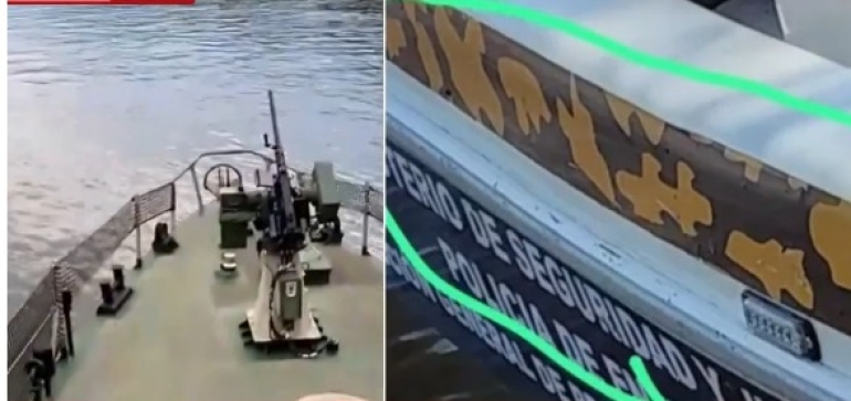 Balearon una lancha de la Policía de Entre Ríos