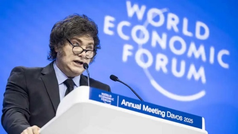 Milei en Davos: "El capitalismo de libre empresa es el único sistema justo"