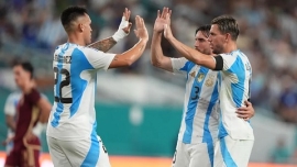 La Selección Argentina venció 1a 0 a Venezuela sin Messi en su primer amistoso de la gira por Estados Unidos
