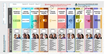 Boleta Única de Papel: La Justicia Electoral aprobó los modelos que se usarán en las elecciones nacionales