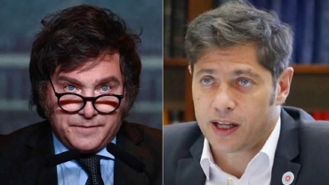 Milei a Kicillof: "Renuncie y déjenos intervenir la Provincia"
