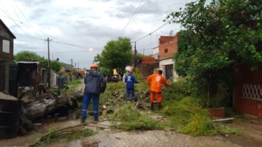 CUADRILLAS MUNICIPALES TRABAJAN ARDUAMENTE PARA AFRONTAR EL TEMPORAL