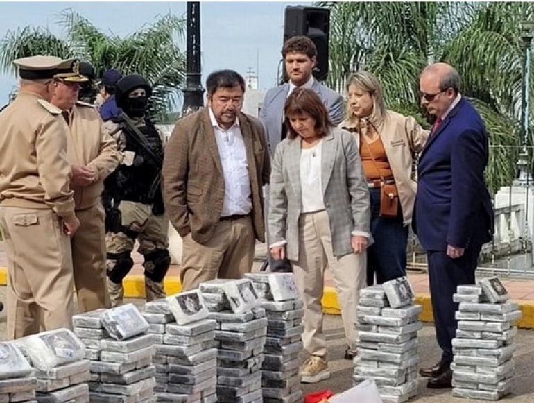 Bullrich se presentará para la quema de media tonelada de droga incautada en San Lorenzo