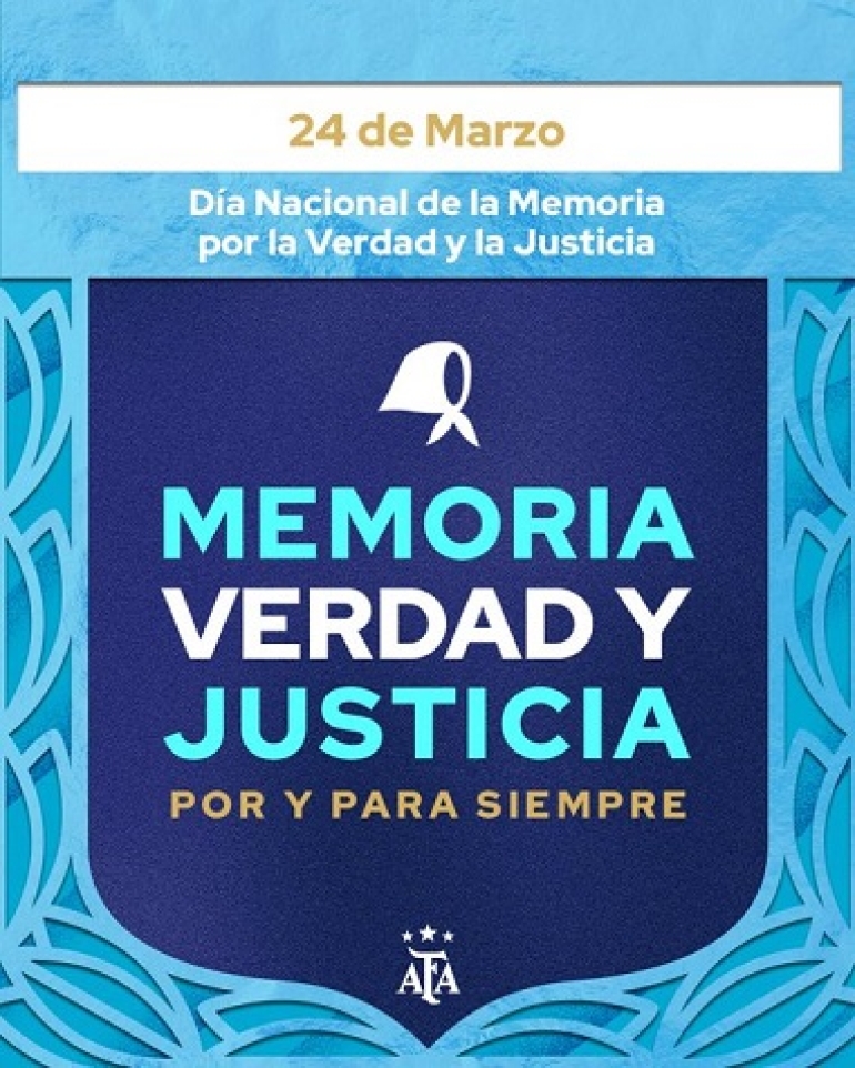 24 de Marzo: Los clubes de fútbol expresaron su mensaje por el Día de la Memoria