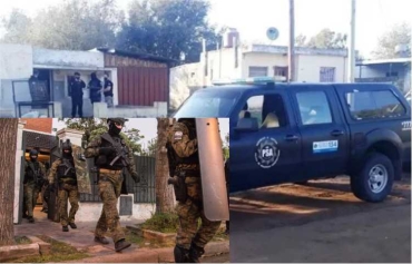 Desbarataron una red narco: 24 allanamientos que incluyen a fuerzas de seguridad