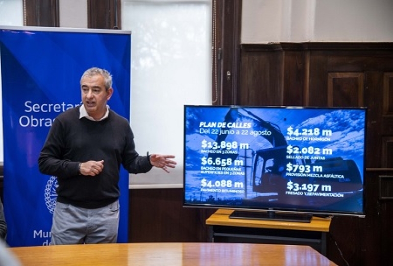 La Municipalidad invierte $35 mil millones en mantenimiento y reparación de calles en toda la ciudad