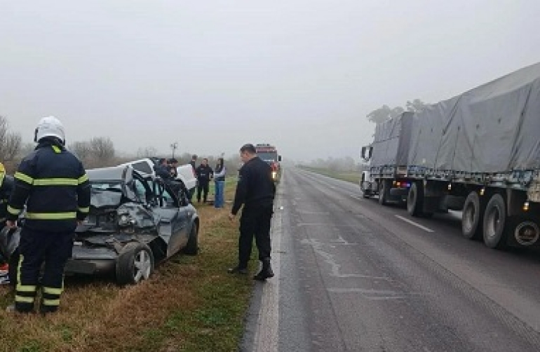 Ruta 34: Una víctima fatal por choque a la altura de Luis Palacios